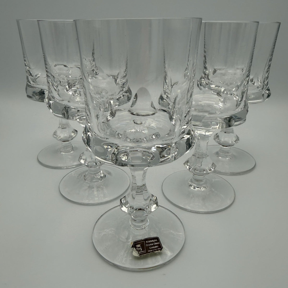 5er Set Spiegelau Longdrinkgläser | Kristallglas | Highball Gläser | Etikett