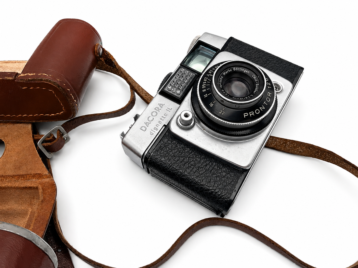 Dacora Dignette IL Vintage Kamera | Isco Color-Subitar 2.845 | Leder-Tasche TOP