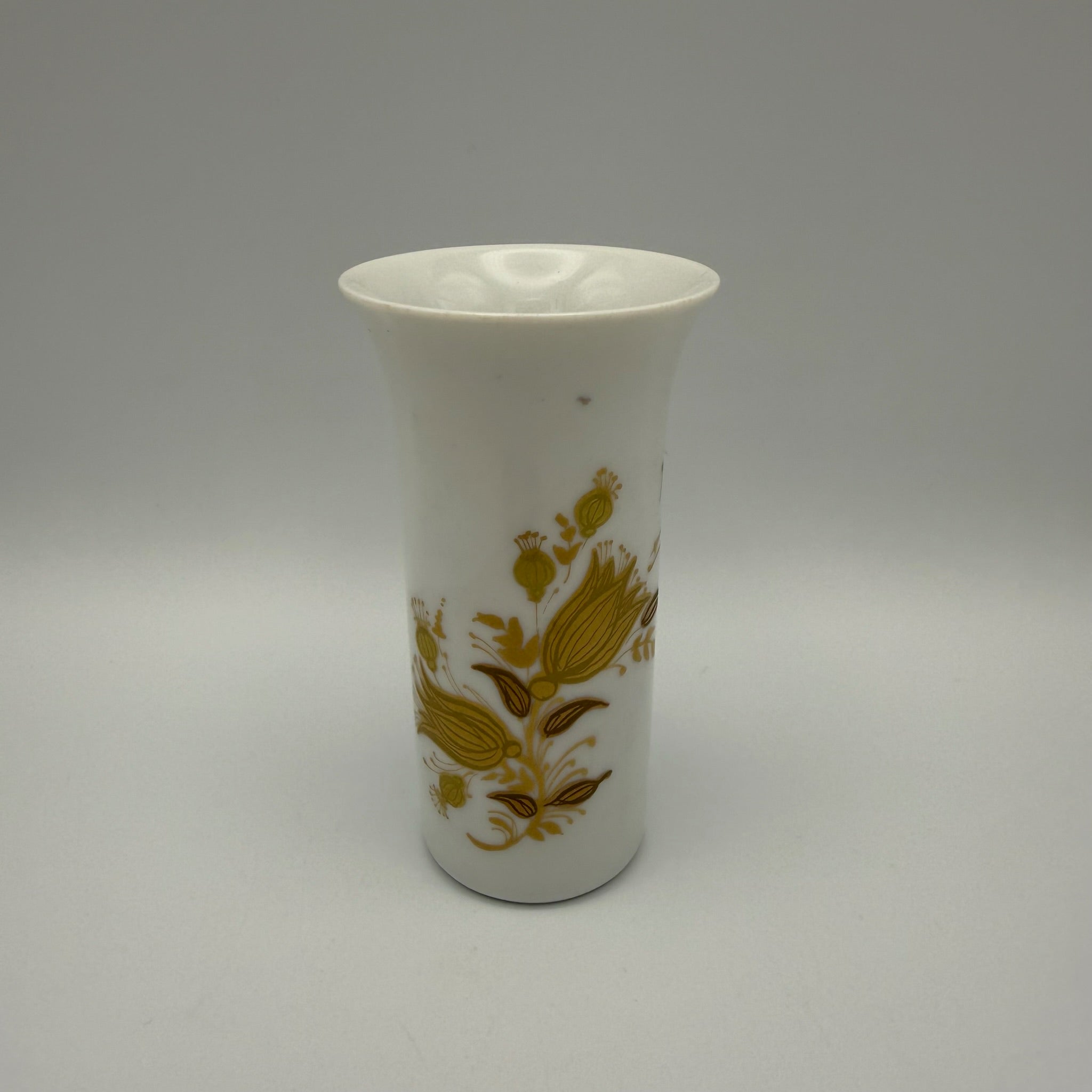 Rosenthal studio-linie Minivase I Design Bjørn Wiinblad I Dekor Romanze in Gold I Vintage 10 cm Rosenthal