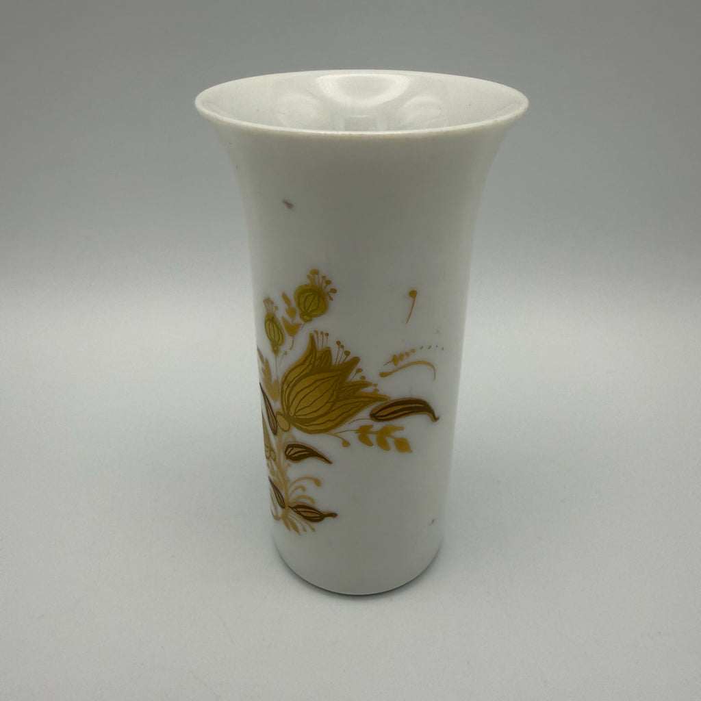 Rosenthal studio-linie Minivase I Design Bjørn Wiinblad I Dekor Romanze in Gold I Vintage 10 cm Rosenthal