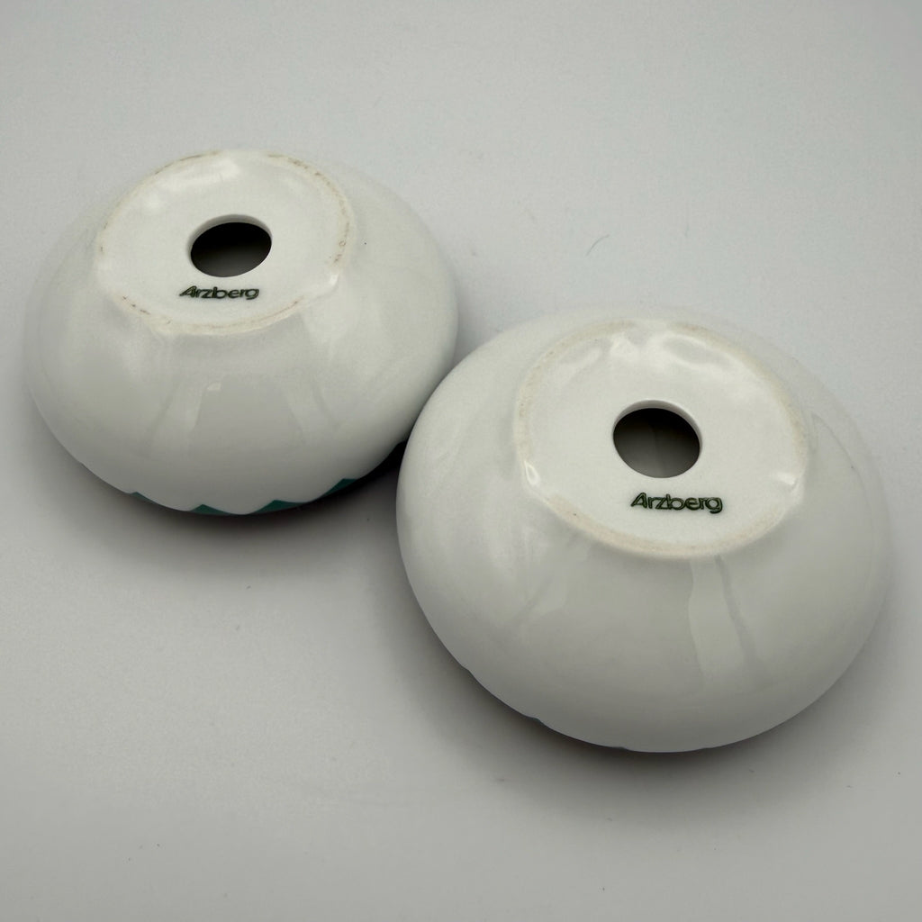 Arzberg Teelichthalter Set I 2-teilig I Weißporzellan I Klassisches Design I 8 cm Arzberg