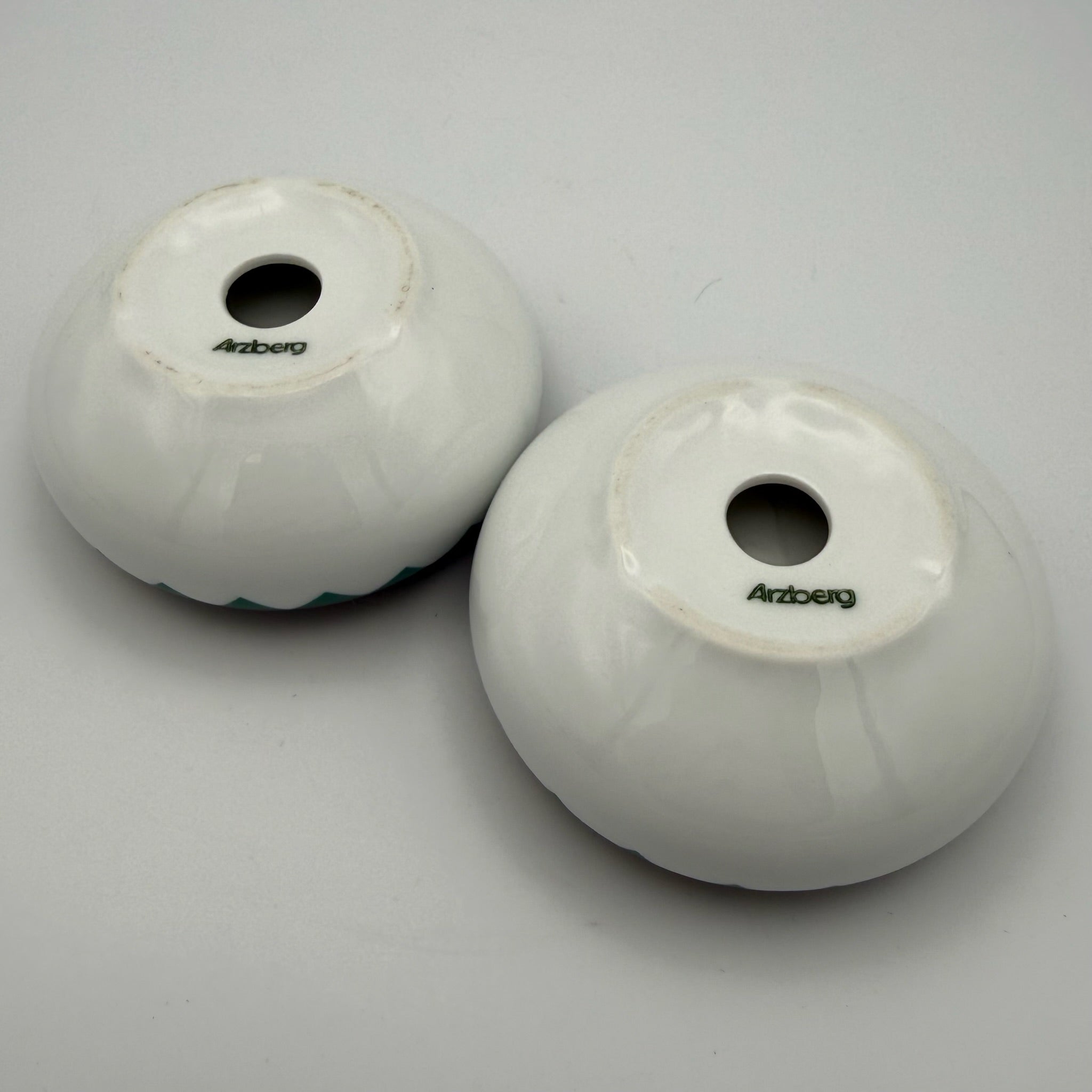 Arzberg Teelichthalter Set I 2-teilig I Weißporzellan I Klassisches Design I 8 cm Arzberg