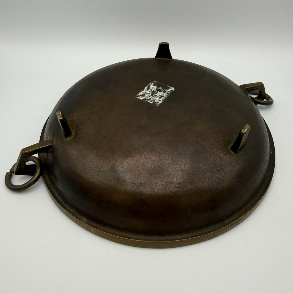 Antikes Bronze Prunk Set I Schale & Henkelkrug I Historismus um 1900 I Griechisch Römischer Stil I 5kg Massiv Showroom Ansbach