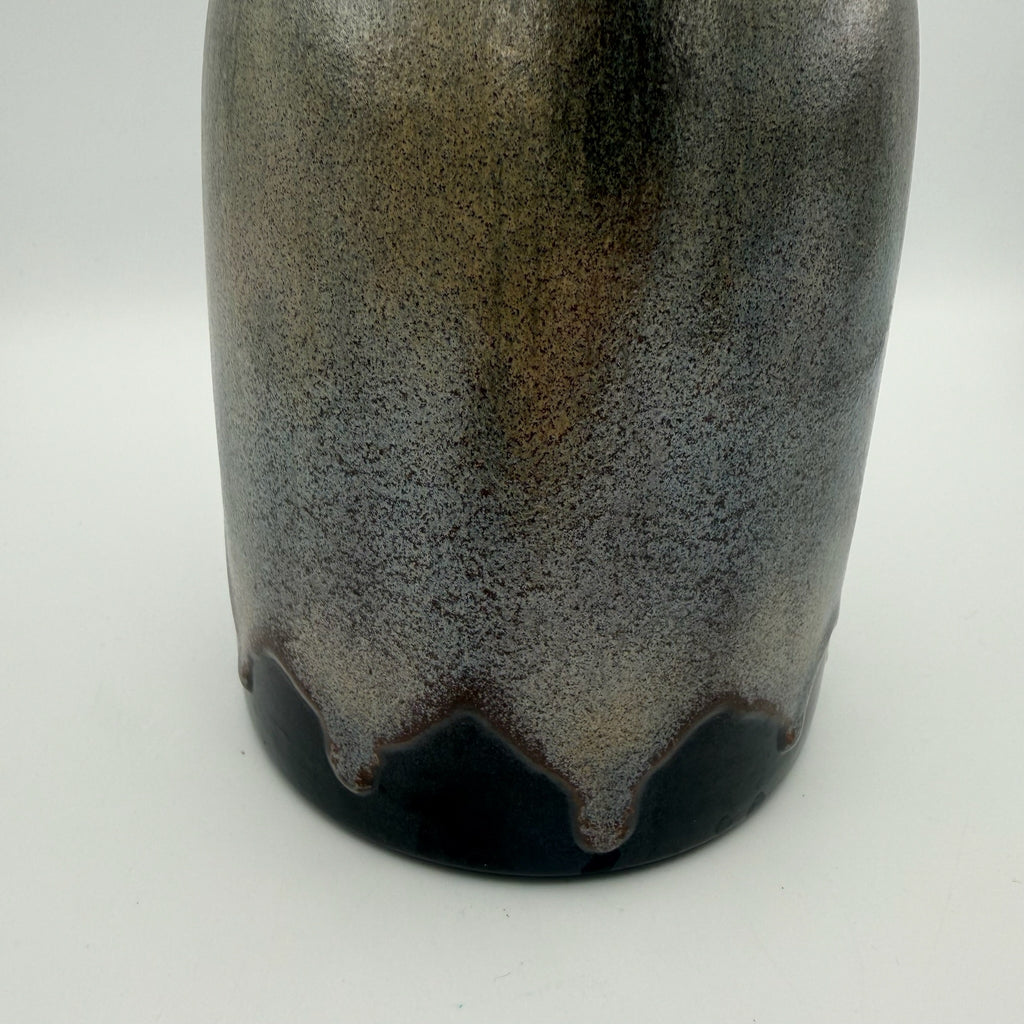 Vintage West German Pottery Vase 20cm Scheurich Keramik 60er 70er Pop Art Showroom Ansbach