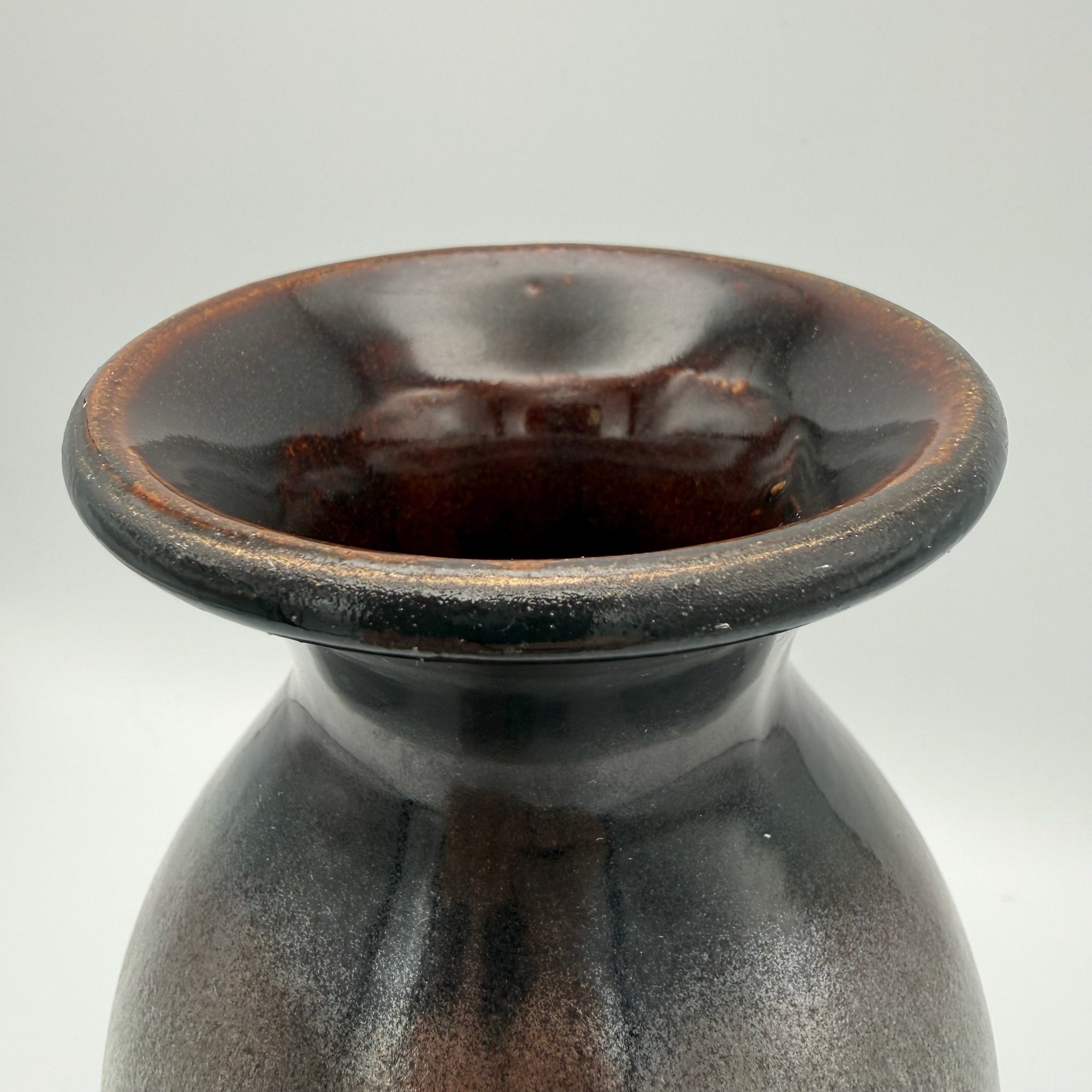 Vintage West German Pottery Vase 20cm Scheurich Keramik 60er 70er Pop Art Showroom Ansbach