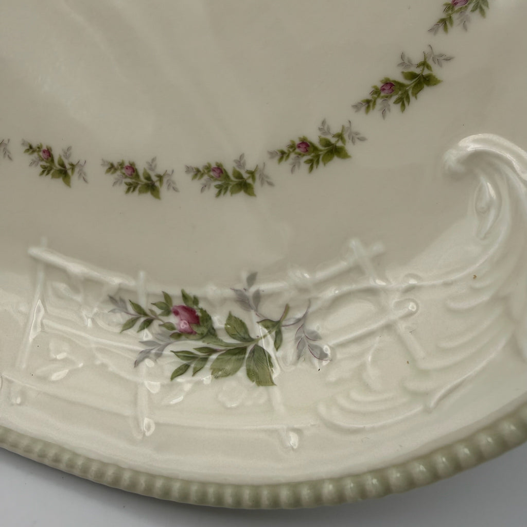Rosenthal Sanssouci 10 Rosen Servierplatte 39,5 cm I Große Bratenplatte Rokoko Rosenthal