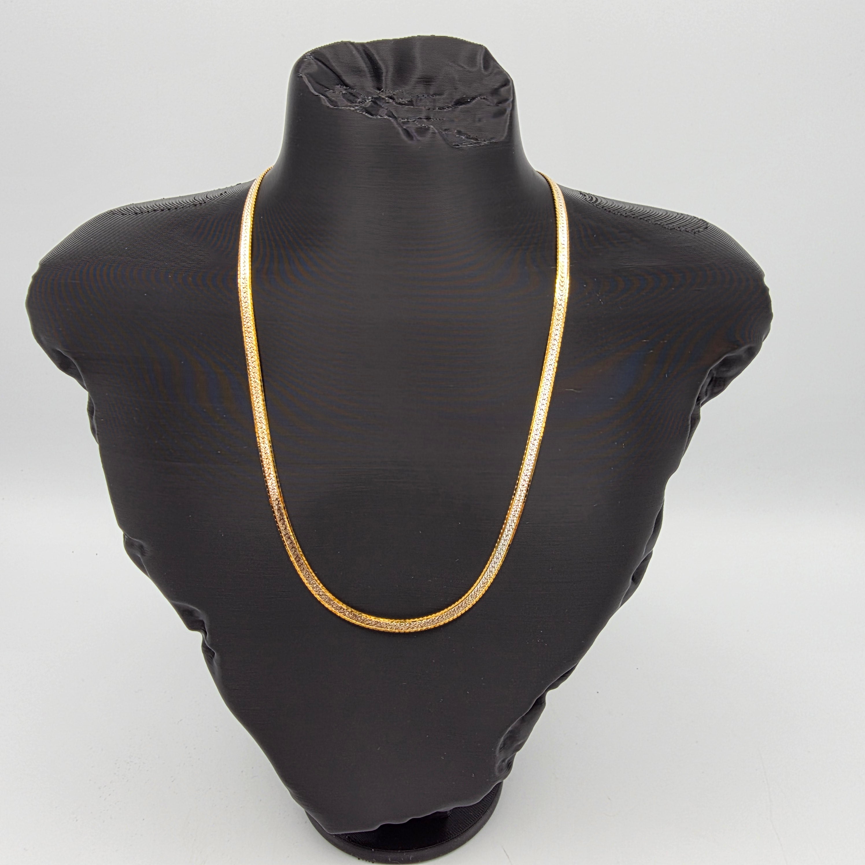 Vintage 925 Silber vergoldet Schmuckset Kette Armband Herringbone 10,58g Showroom Ansbach