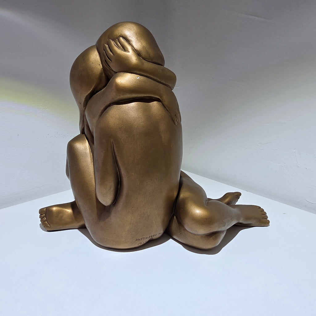Austin Productions 1968 Skulptur Liebespaar „Lovers“ Figur Statue Vintage Mid Century 41 cm Showroom Ansbach