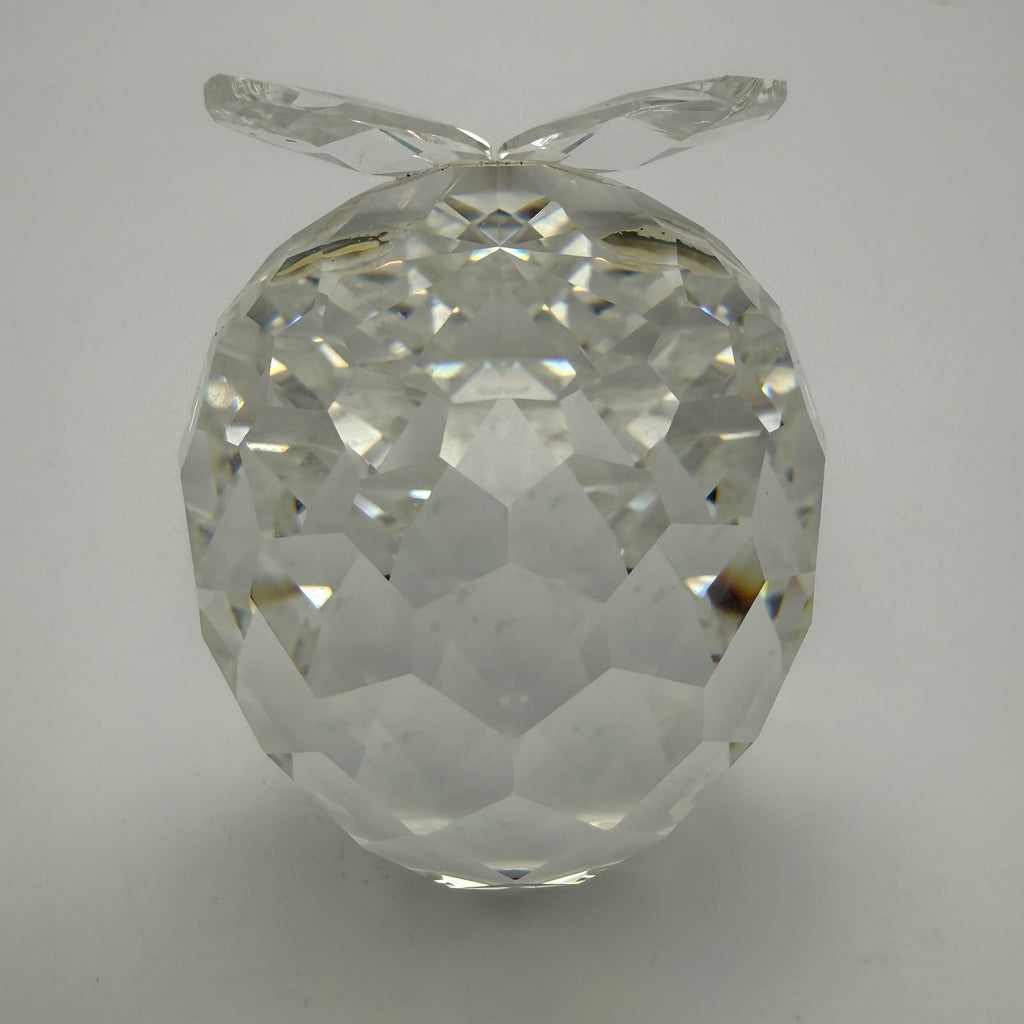 Swarovski Kristall Figur Große Eule Schwanenmarke Max Schreck Top Zustand Swarovski