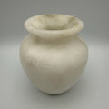 Alabaster Vase I Volterra Italien I Handarbeit I Bernstein-Optik I Schwer I 11,5 cm Showroom Ansbach