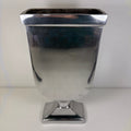 Loberon XL Aluminium Vase San José 37 cm I Massiver Aluminiumguss Silber Pokalvase I Modern Chateau Design Loberon