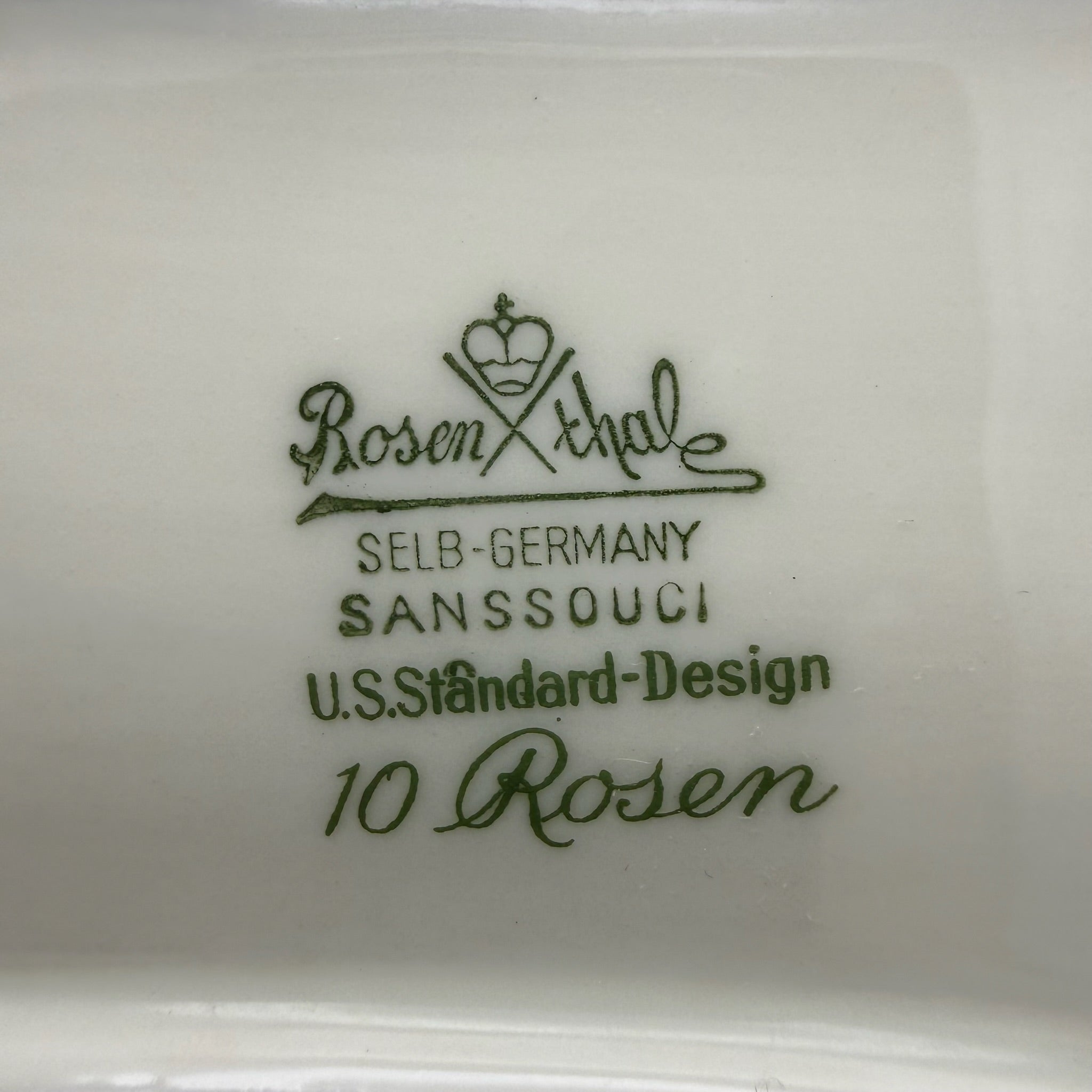 Rosenthal Sanssouci 10 Rosen Servierplatte 39,5 cm I Große Bratenplatte Rokoko Rosenthal