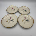 4er Set Mitterteich Bavaria Konfektteller I Nierenform 50er Jahre I Dekor 8305 I Mid-Century Vintage I 11,2 cm Mitterteich Bavaria