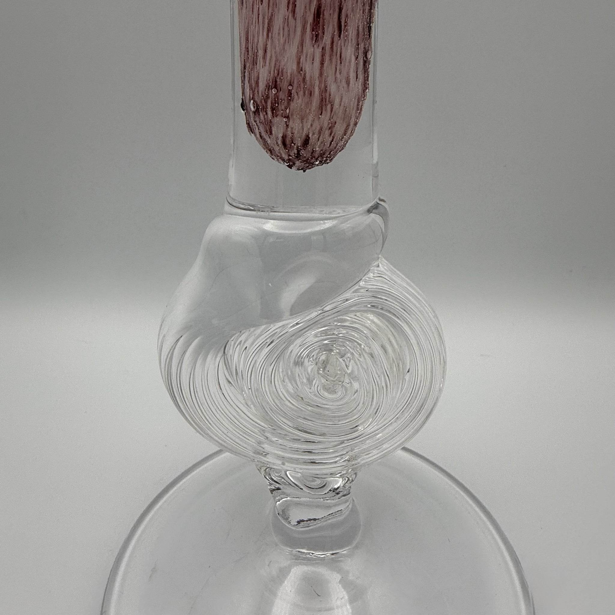 Große Studio Keramik Vase I Handarbeit Unikat I Schneckenfuß Voluten I Brutalist I 31 cm Showroom Ansbach