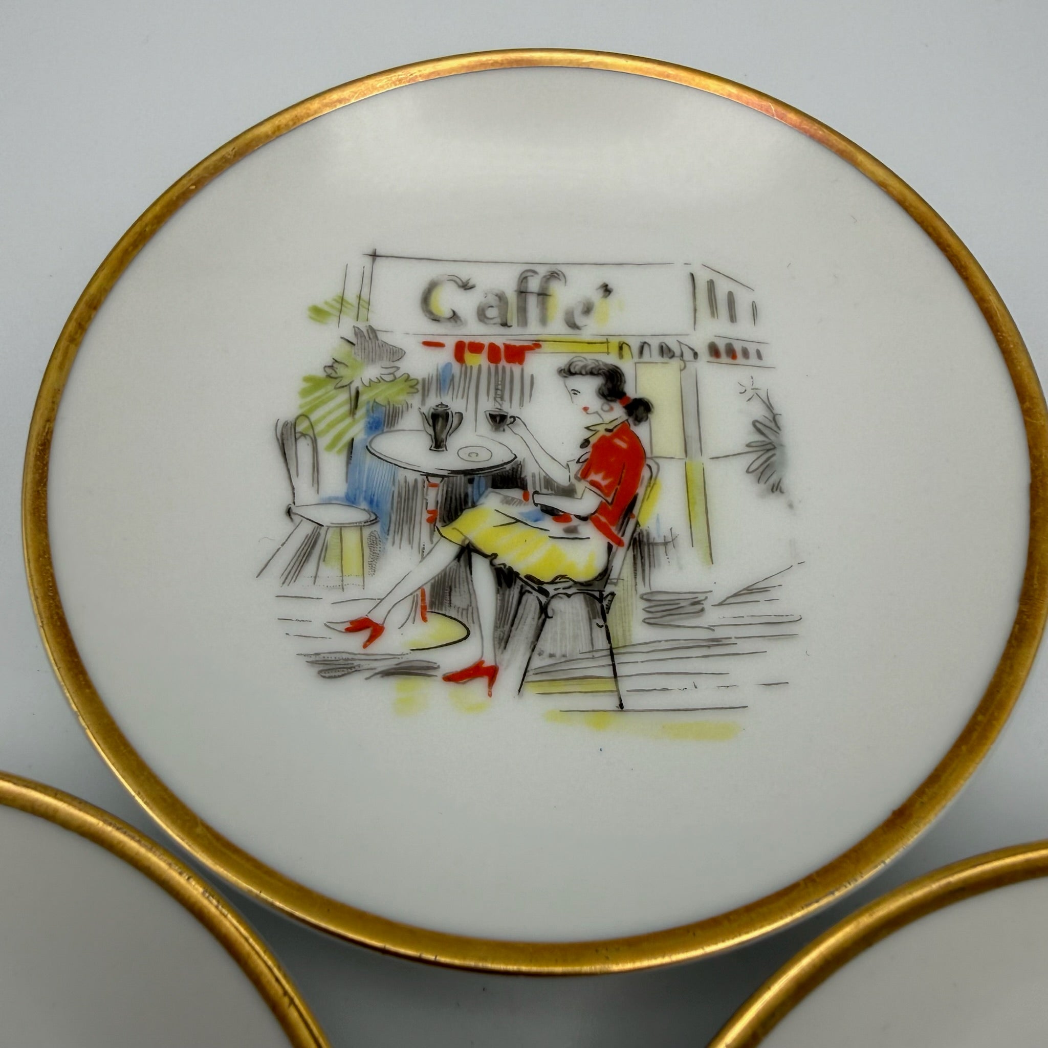 3x Älteste Volkstedt Konfekttellerchen Alt-Volkstedt Hutschenreuther weiß 10cm Showroom Ansbach