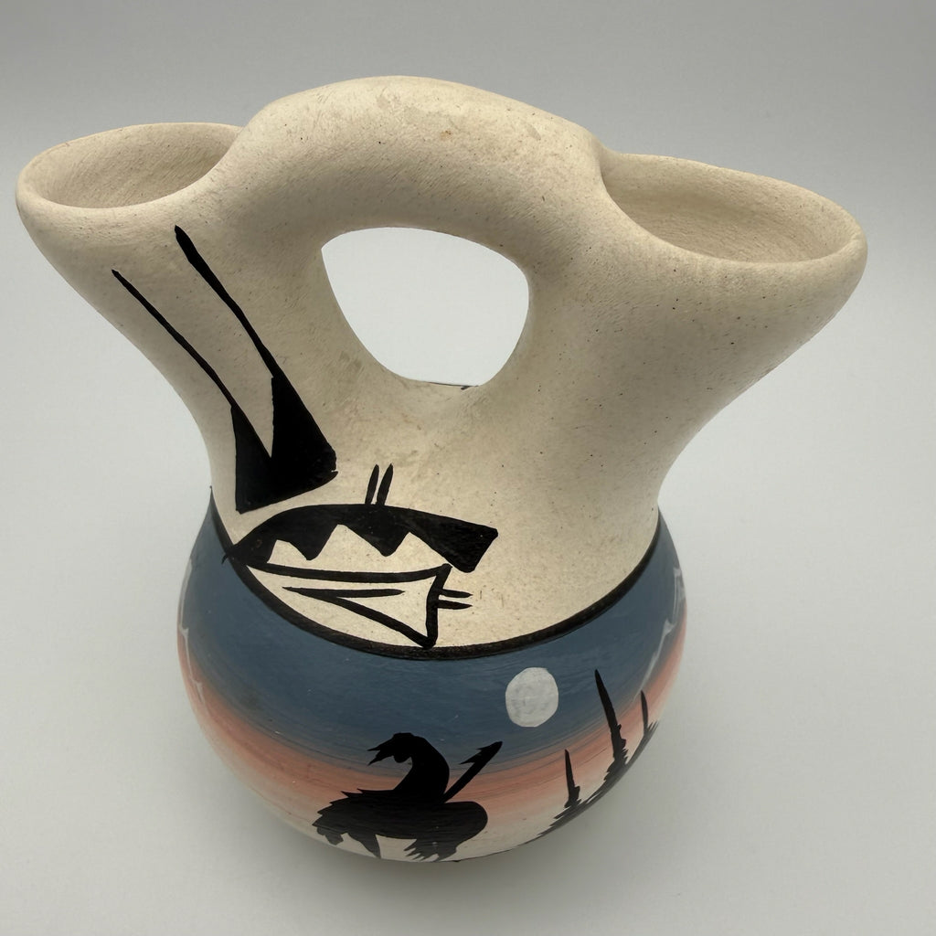 Studio Keramik Doppelvase „Aydine“ I Organische Form I Handarbeit Unikat I Vintage I 8,5 cm Aydine