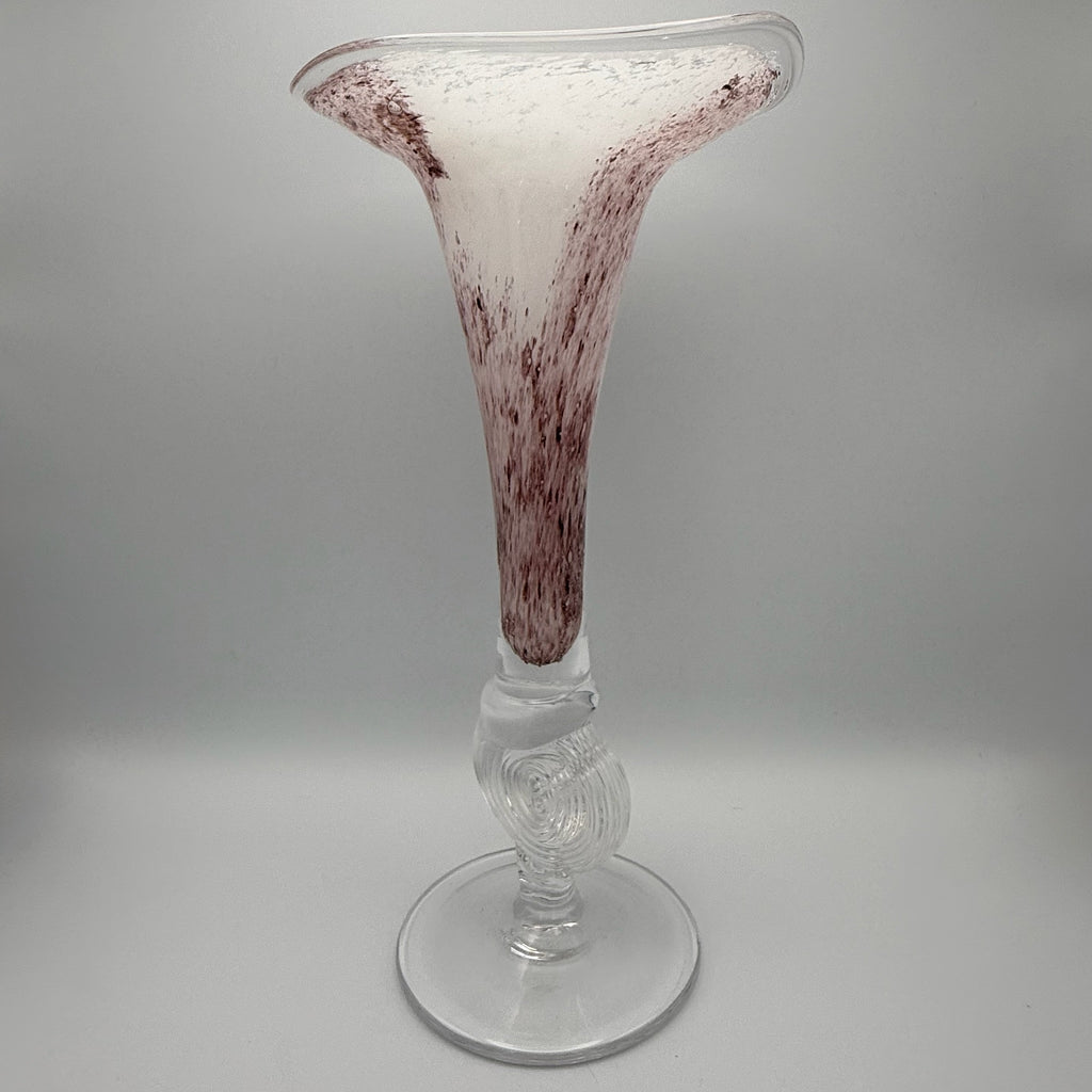 Große Studio Keramik Vase I Handarbeit Unikat I Schneckenfuß Voluten I Brutalist I 31 cm Showroom Ansbach