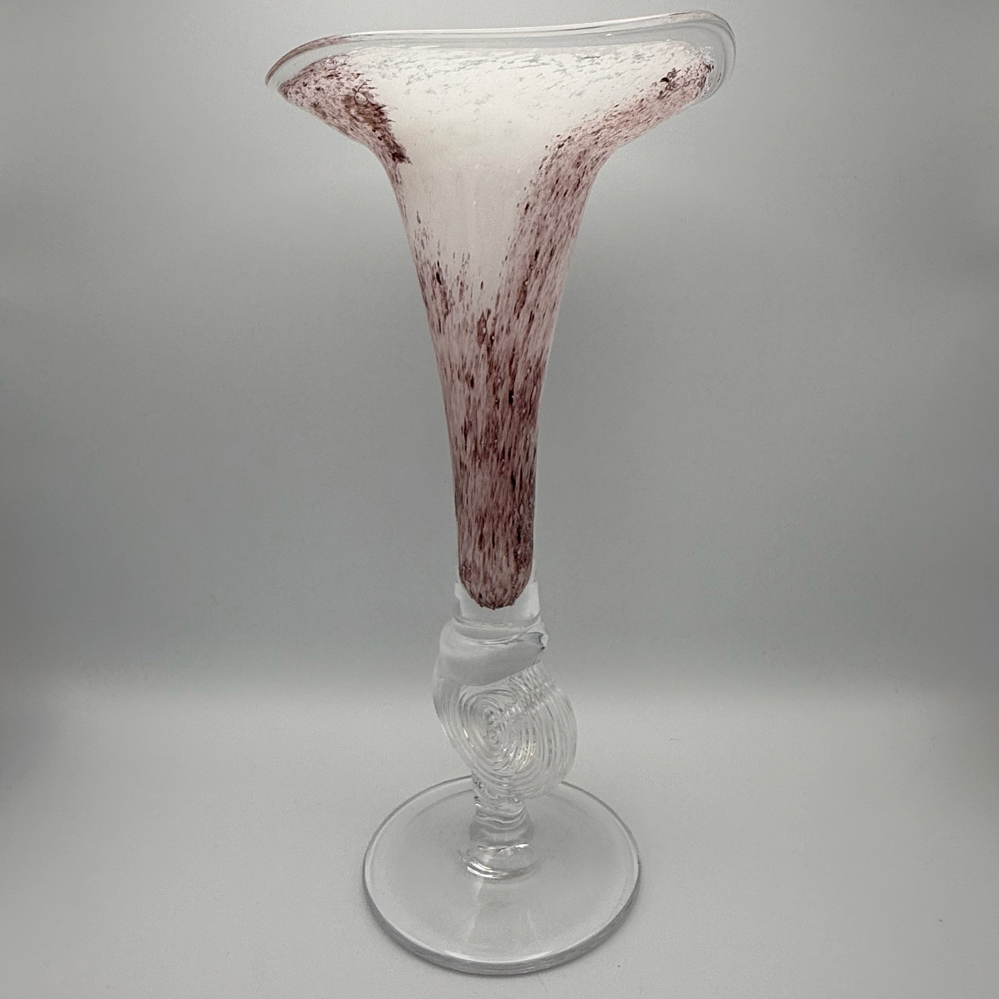 Große Studio Keramik Vase I Handarbeit Unikat I Schneckenfuß Voluten I Brutalist I 31 cm Showroom Ansbach