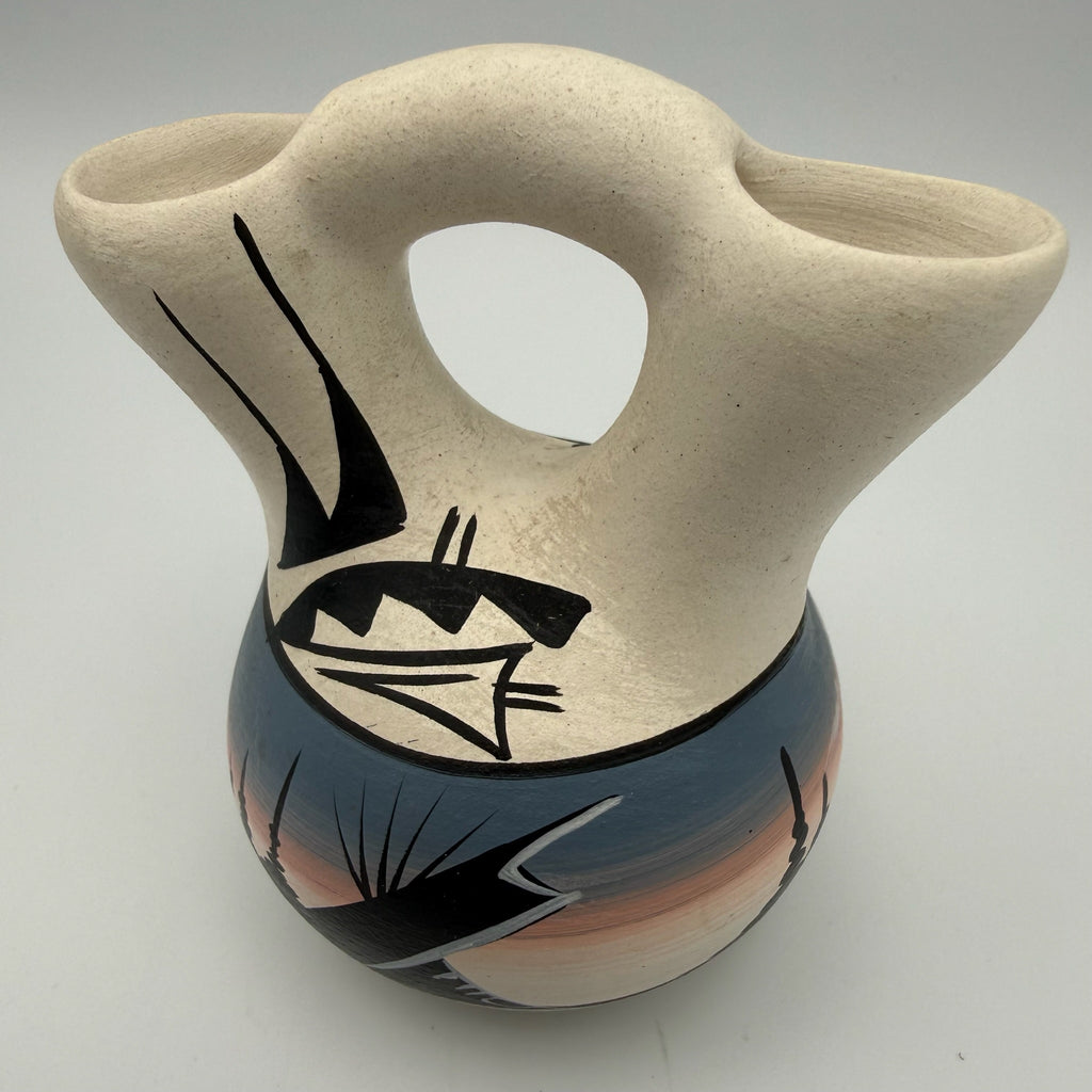 Studio Keramik Doppelvase „Aydine“ I Organische Form I Handarbeit Unikat I Vintage I 8,5 cm Aydine