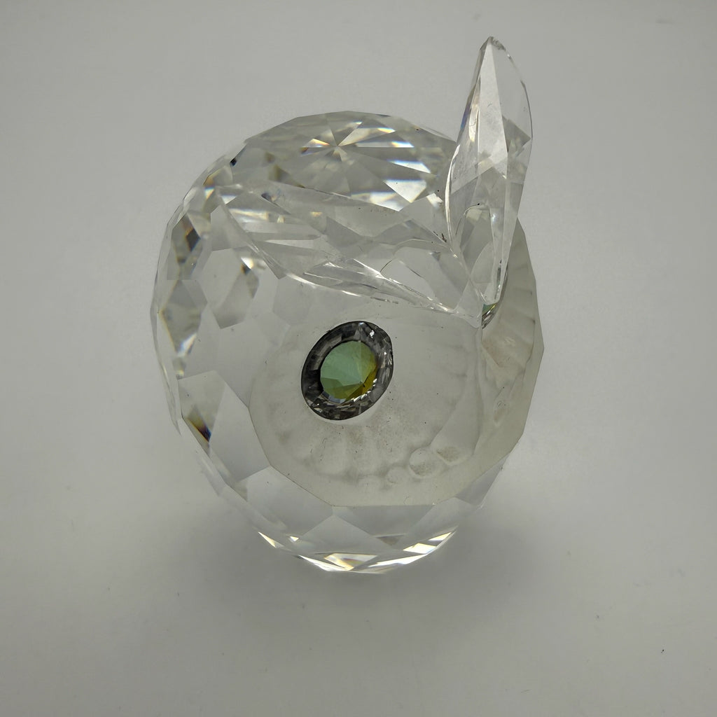 Swarovski Kristall Figur Große Eule Schwanenmarke Max Schreck Top Zustand Swarovski