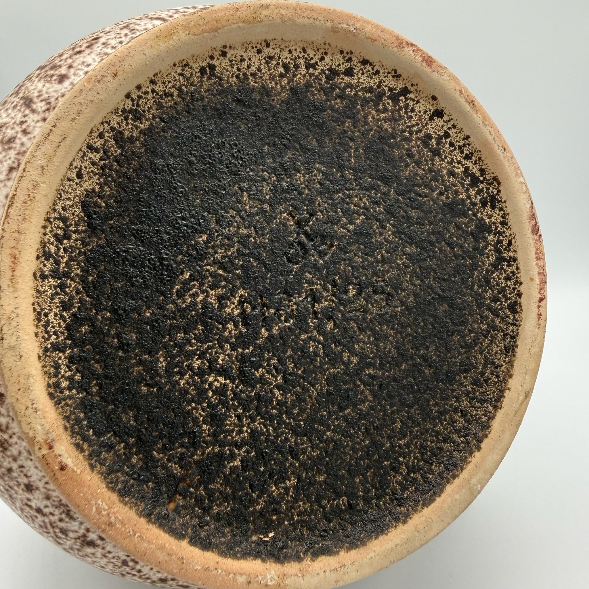 Dümler & Breiden Fat Lava Vase I Modell 123/25 I Henkelvase Brutalist I Beige Braun I 60er 70er I 25 cm Dümler & Breitner