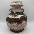 Dümler & Breiden Fat Lava Vase I Modell 123/25 I Henkelvase Brutalist I Beige Braun I 60er 70er I 25 cm Dümler & Breitner