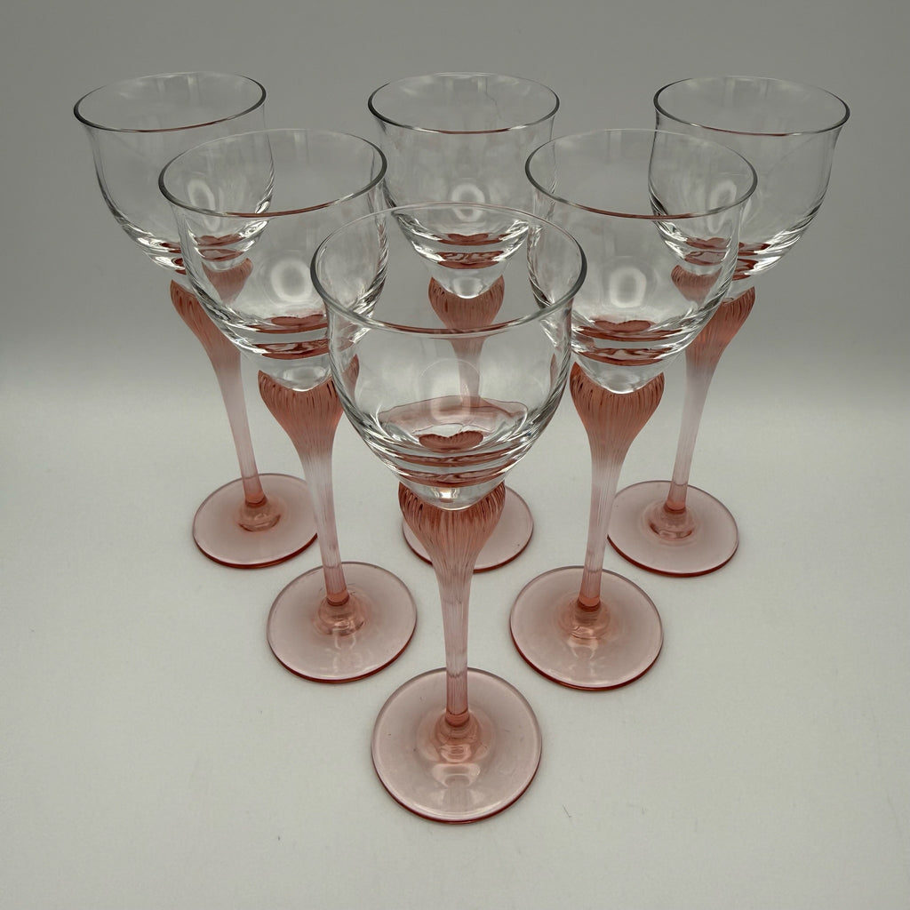 6er Set Spiegelau Klingenbrunn Likörgläser I Serie Antigone (Junge Linie) I Phantasie Pink I Vintage 15,5 cm Spiegelau