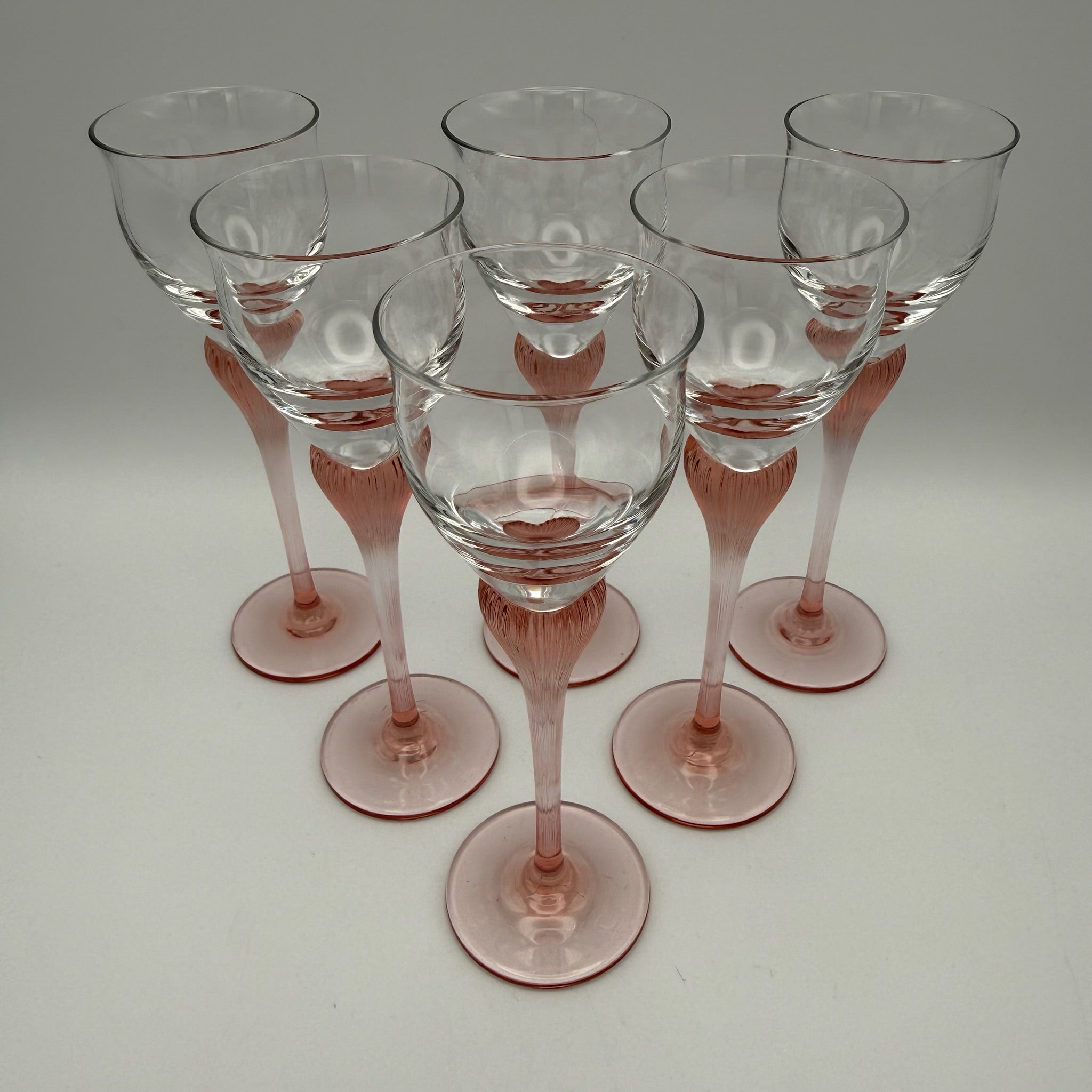 6er Set Spiegelau Klingenbrunn Likörgläser I Serie Antigone (Junge Linie) I Phantasie Pink I Vintage 15,5 cm Spiegelau