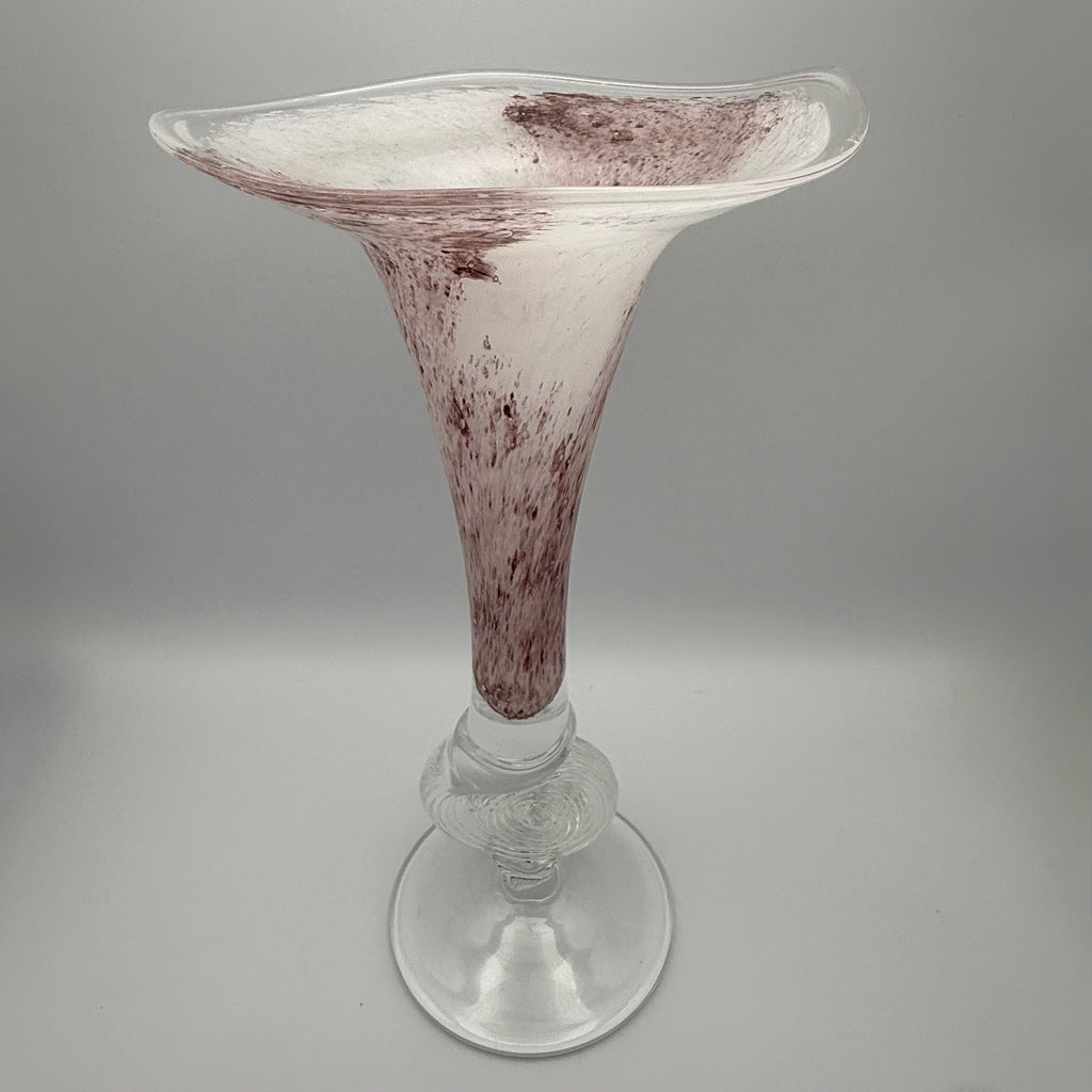 Große Studio Keramik Vase I Handarbeit Unikat I Schneckenfuß Voluten I Brutalist I 31 cm Showroom Ansbach