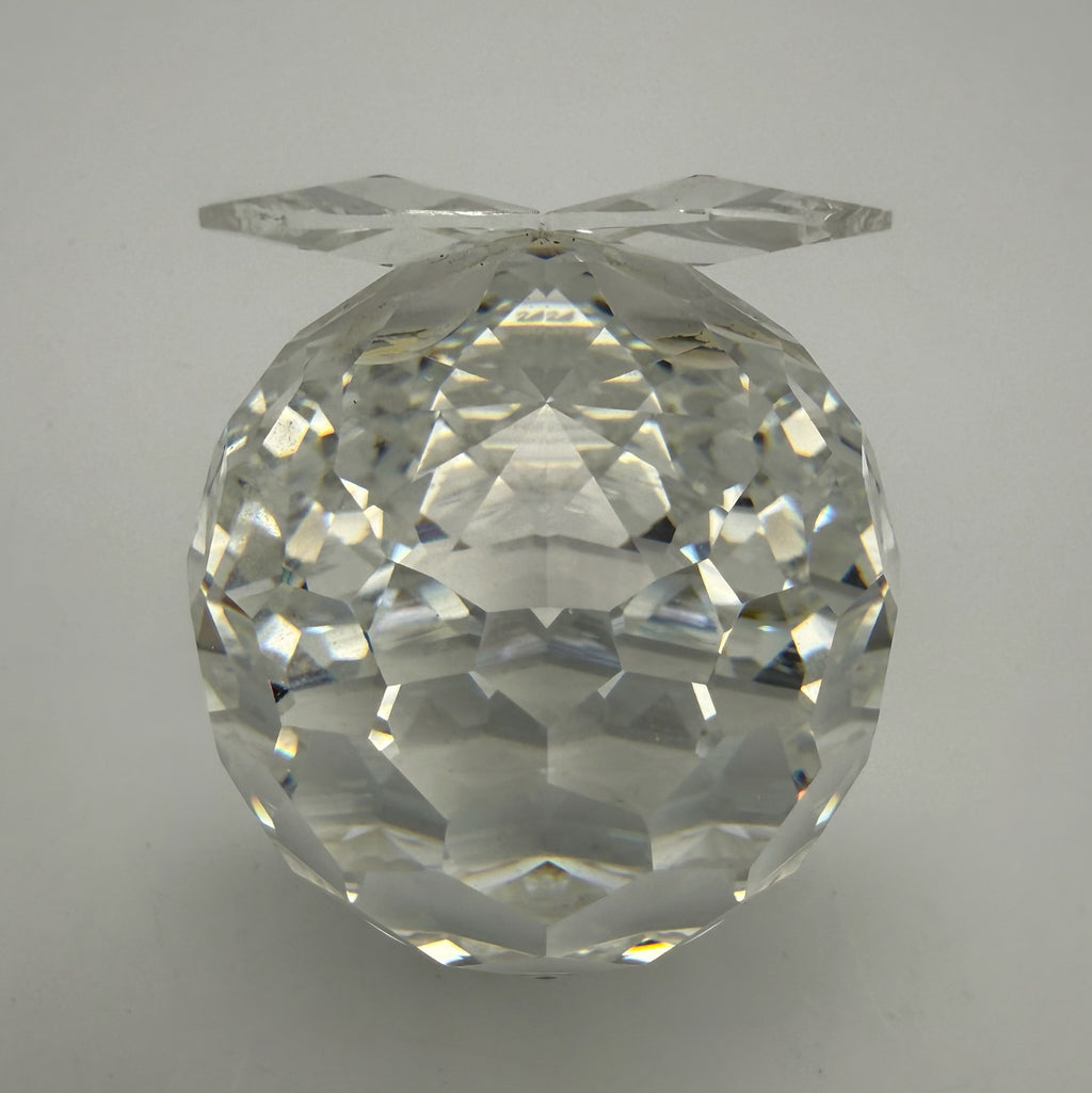 Swarovski Kristall Figur Große Eule Schwanenmarke Max Schreck Top Zustand Swarovski