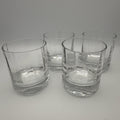 4x Vintage Whiskygläser Set Klar Bleikristall Whiskybecher Tumbler schwer 1544g Showroom Ansbach