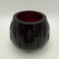 Lambert Glas Becher Lila Gemarkt Windlicht Vase Mid Century Schwer 440g Lambert