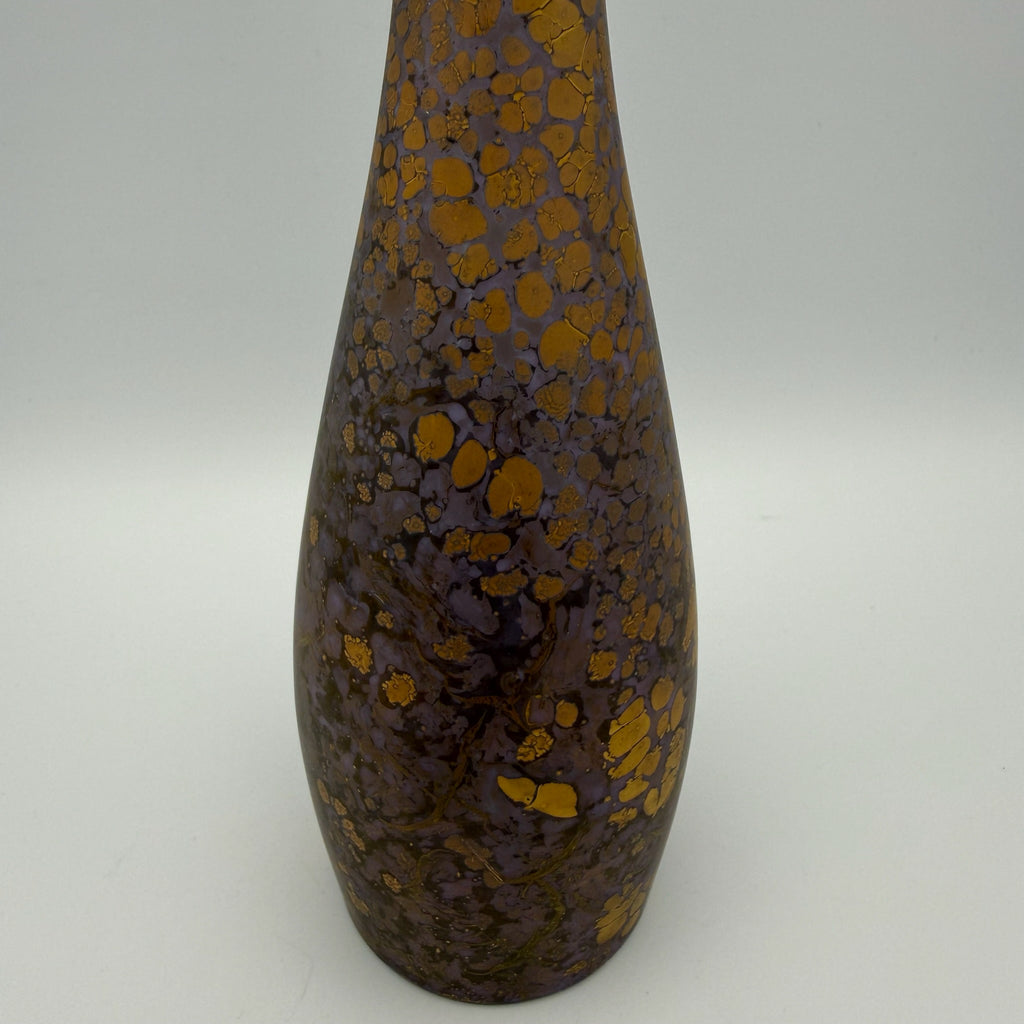 Rosenthal Prunkvase „Goldfeuer“ I Flieder I Handbemalt Hans Dresler I Vintage 70er/80er I Rarität Rosenthal