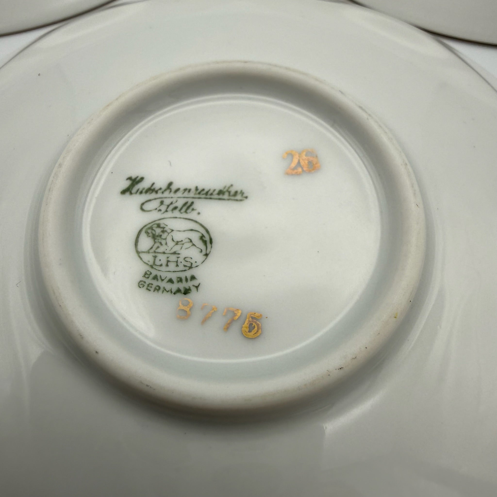 3x Älteste Volkstedt Konfekttellerchen Alt-Volkstedt Hutschenreuther weiß 10cm Showroom Ansbach