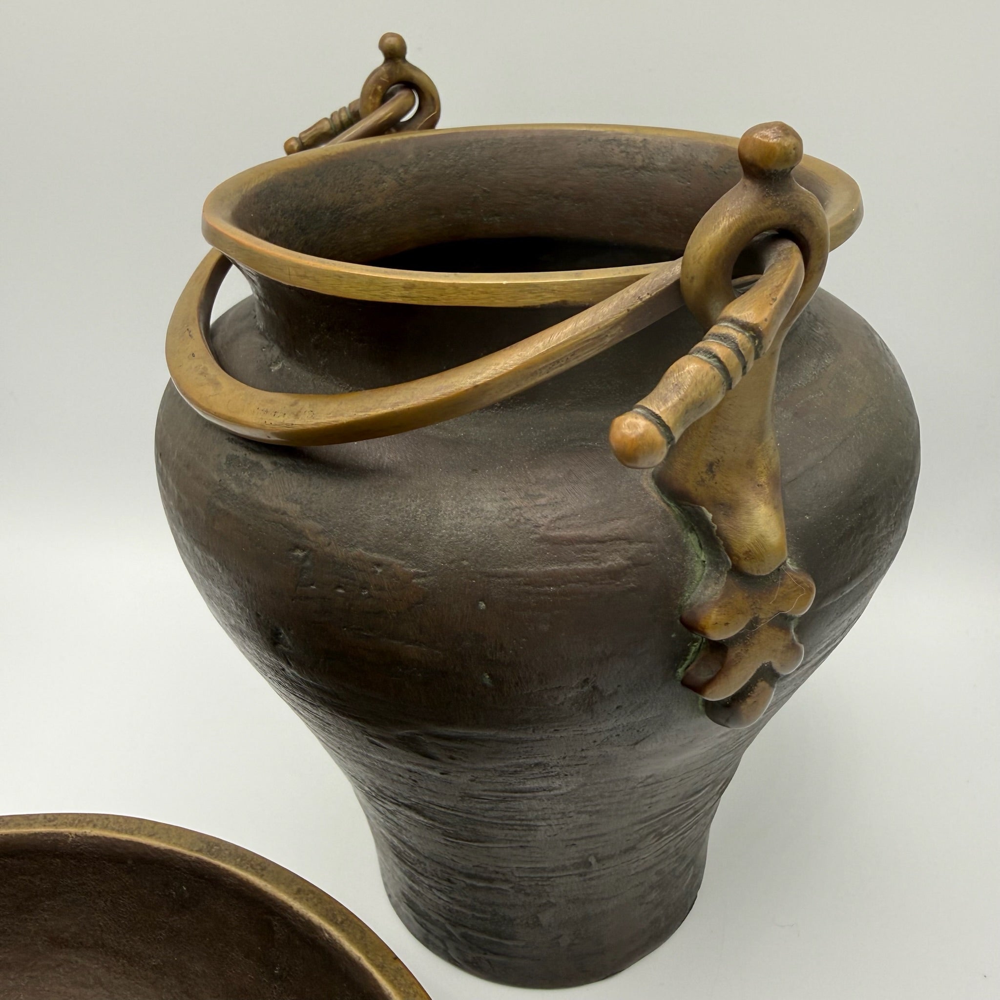 Antikes Bronze Prunk Set I Schale & Henkelkrug I Historismus um 1900 I Griechisch Römischer Stil I 5kg Massiv Showroom Ansbach