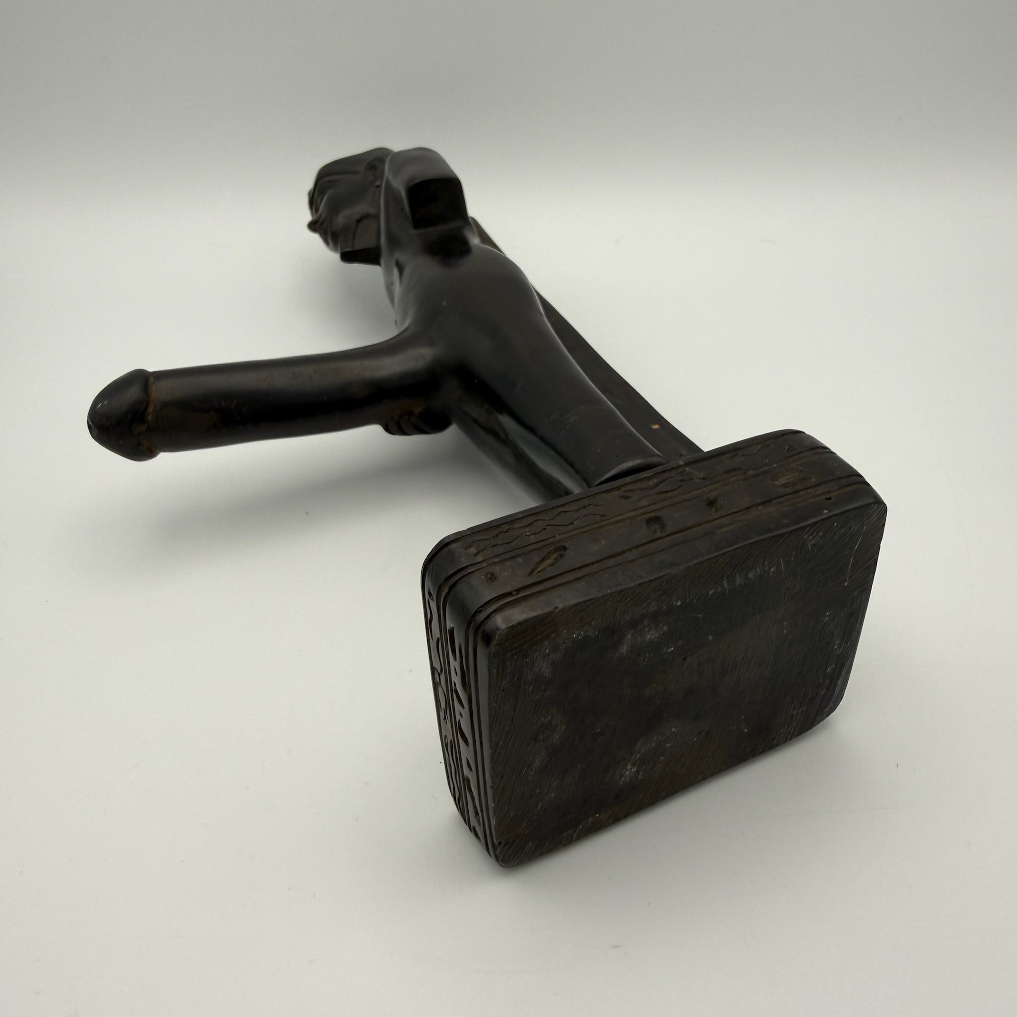 Ägyptische Min Statue I Fruchtbarkeitsgott I Ithyphallisch I Replik Handarbeit I 25,6 cm Showroom Ansbach
