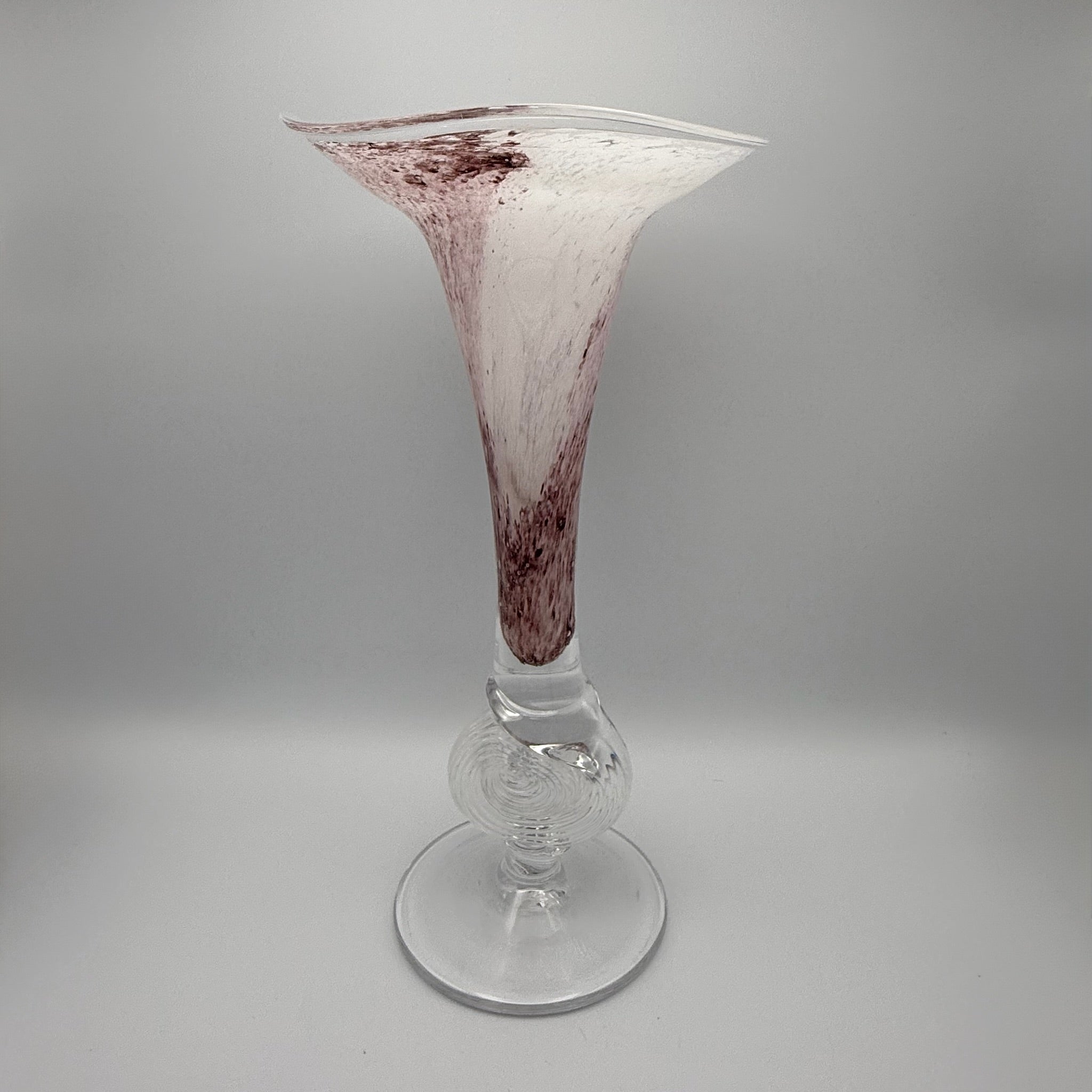 Große Studio Keramik Vase I Handarbeit Unikat I Schneckenfuß Voluten I Brutalist I 31 cm Showroom Ansbach