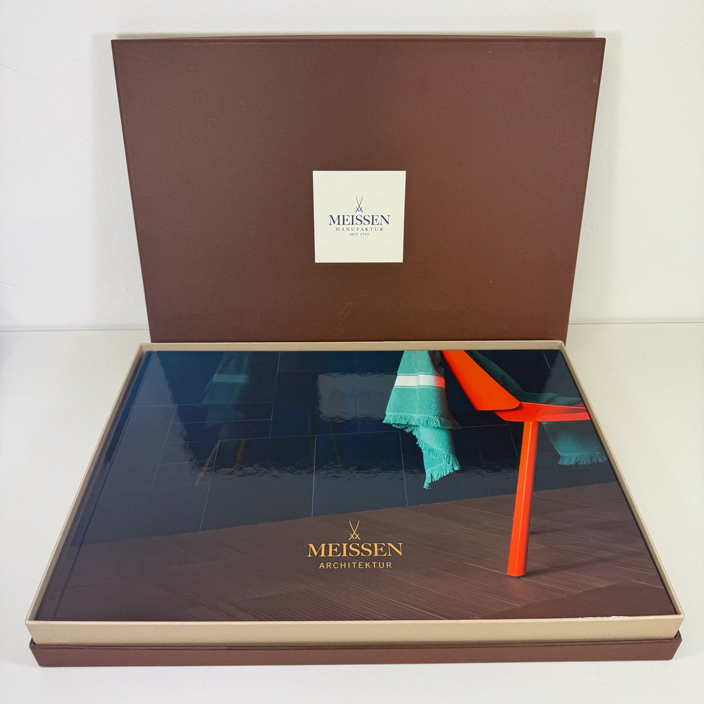 Meissen Architektur Musterbox & Katalog 2012 I Rarität Porzellan Fliesen Schwerter Meissen