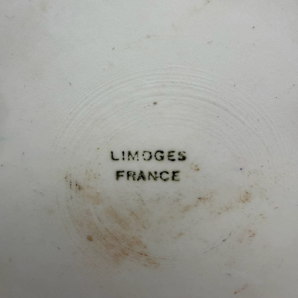Antiker Limoges Teller I A. Lanternier I Handbemalt I Golddekor I Frankreich I Um 1900 Limoges