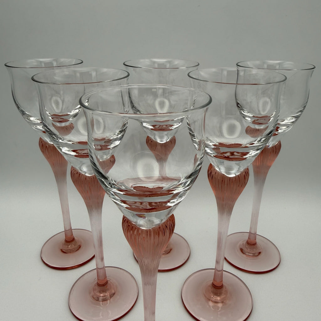 6er Set Spiegelau Klingenbrunn Likörgläser I Serie Antigone (Junge Linie) I Phantasie Pink I Vintage 15,5 cm Spiegelau