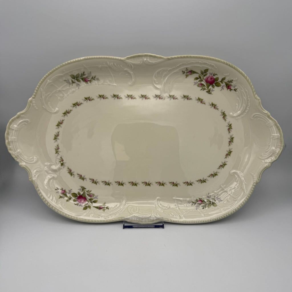 Rosenthal Sanssouci 10 Rosen Servierplatte 39,5 cm I Große Bratenplatte Rokoko Rosenthal
