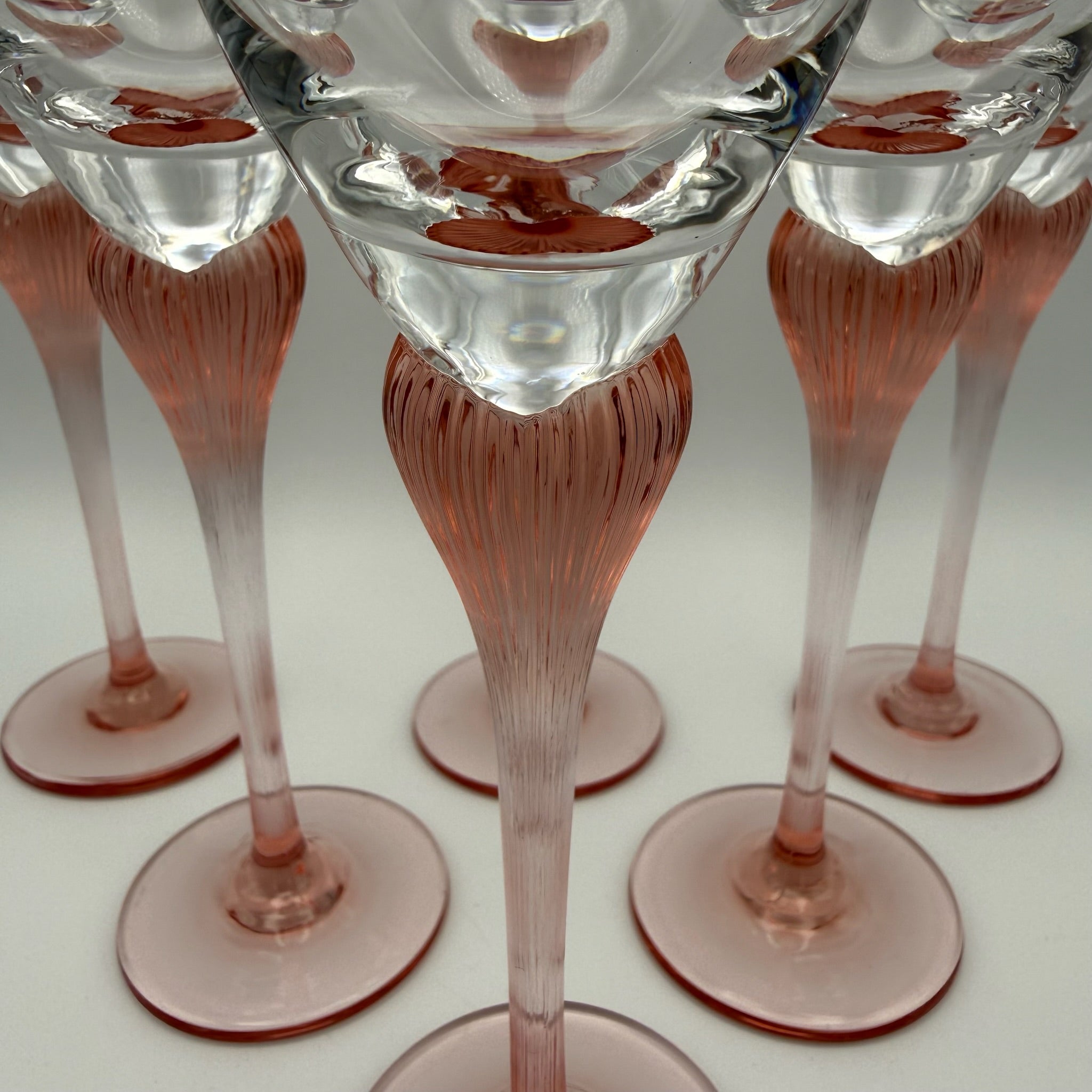 6er Set Spiegelau Klingenbrunn Likörgläser I Serie Antigone (Junge Linie) I Phantasie Pink I Vintage 15,5 cm Spiegelau