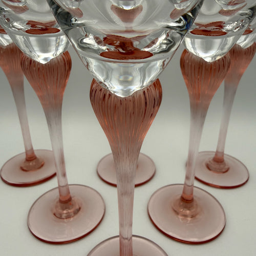 6er Set Spiegelau Klingenbrunn Likörgläser I Serie Antigone (Junge Linie) I Phantasie Pink I Vintage 15,5 cm Spiegelau