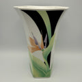 Vintage Scherzer Porzellan Vase Trichtervase Strelitzie 80er Jahre Memphis Op Art Showroom Ansbach