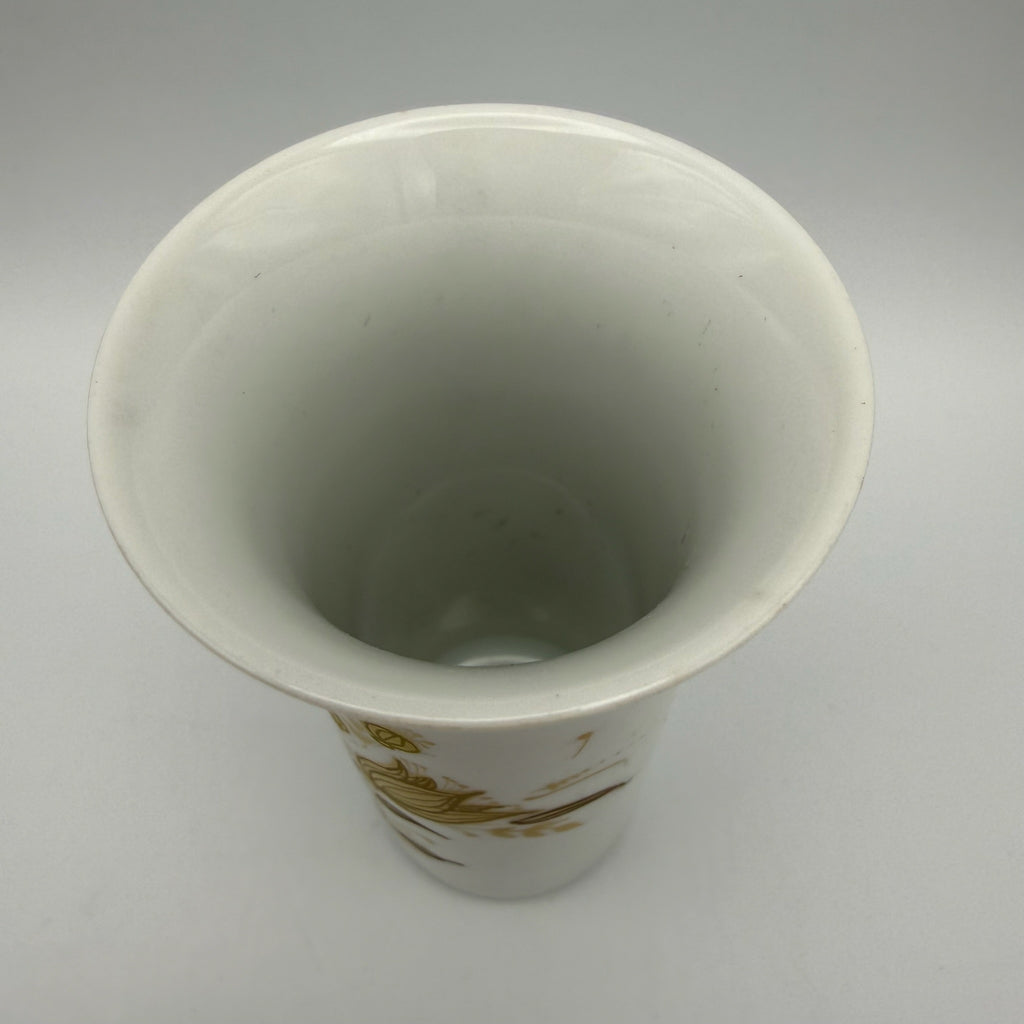 Rosenthal studio-linie Minivase I Design Bjørn Wiinblad I Dekor Romanze in Gold I Vintage 10 cm Rosenthal