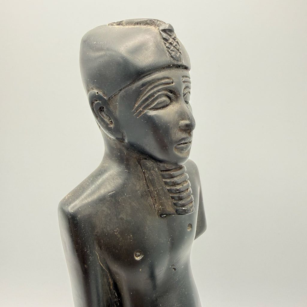 Ägyptische Min Statue I Fruchtbarkeitsgott I Ithyphallisch I Replik Handarbeit I 25,6 cm Showroom Ansbach