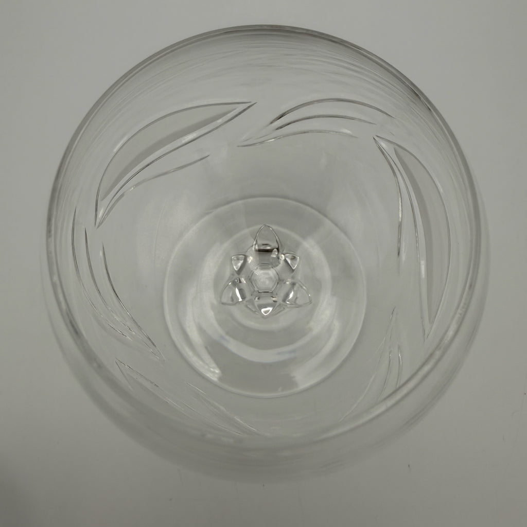 2er Set Nachtmann Cognacschwenker I Bleikristall mit Ätzsignatur I Blätterschliff Satiniert I Vintage I 13 cm Nachtmann