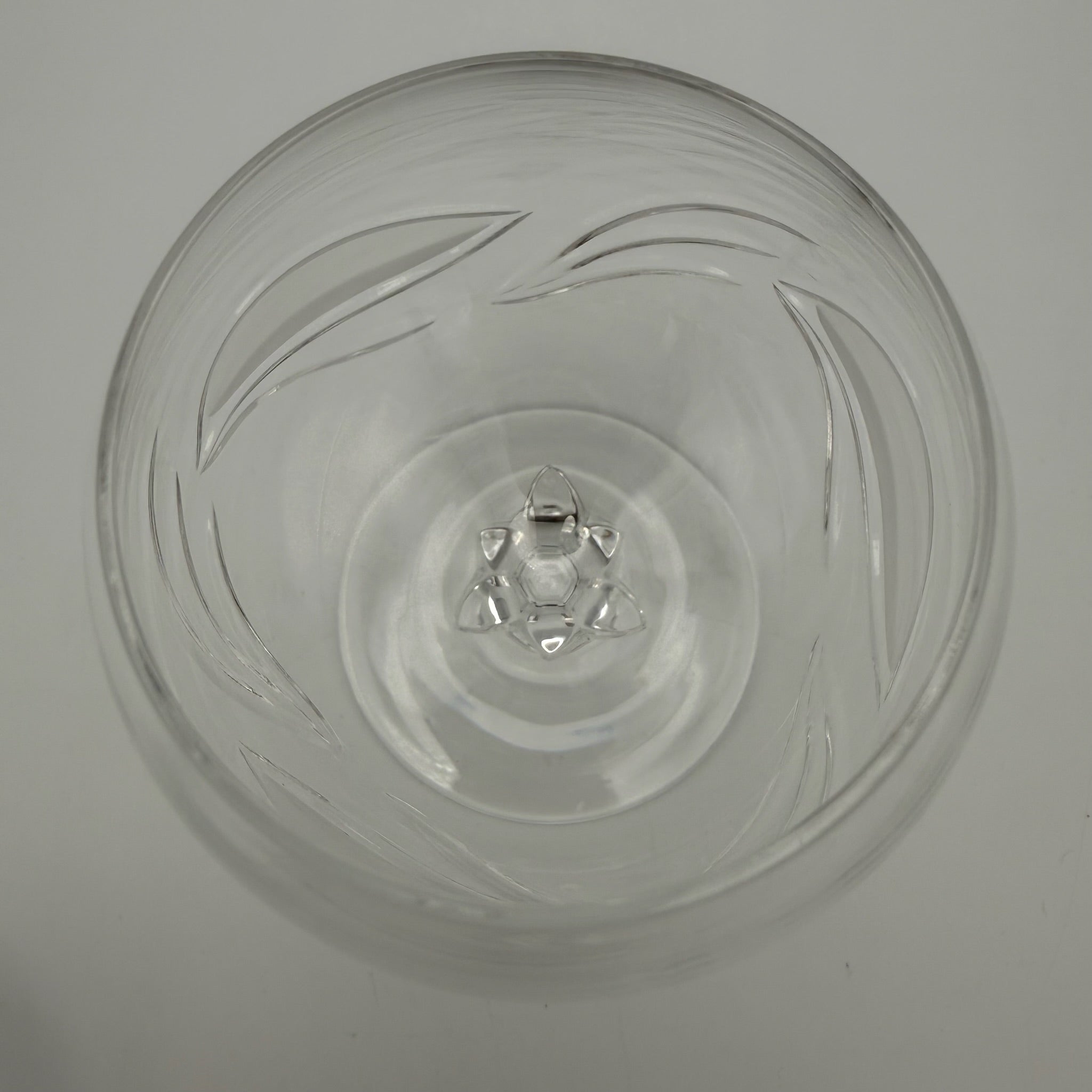 2er Set Nachtmann Cognacschwenker I Bleikristall mit Ätzsignatur I Blätterschliff Satiniert I Vintage I 13 cm Nachtmann