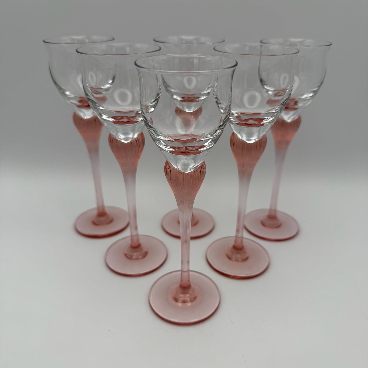 6er Set Spiegelau Klingenbrunn Likörgläser I Serie Antigone (Junge Linie) I Phantasie Pink I Vintage 15,5 cm