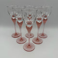 6er Set Spiegelau Klingenbrunn Likörgläser I Serie Antigone (Junge Linie) I Phantasie Pink I Vintage 15,5 cm Spiegelau